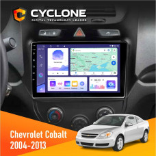 Штатная магнитола Chevrolet Cobalt 2004-2013 Cyclone C9008 4x64, DSP