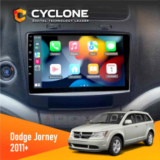 Штатная магнитола Dodge Jorney 2011+ Cyclone C9009 4x64, DSP, 4G, 2k