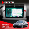 Штатная магнитола Citroen C4 2004-2010 Decker D9004 6x128, DSP 360, 2k