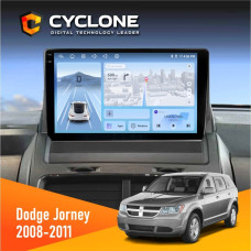 Штатная магнитола Dodge Journey 2008-2011 Cyclone C9009 4x64, DSP, 4G, 2k