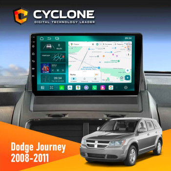 Штатная магнитола Dodge Journey 2008-2011 Cyclone C9-013 4x64 DSP 4G
