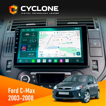 Штатная магнитола Ford C-Max 2003-2008 Cyclone C9-013 4x64 DSP 4G