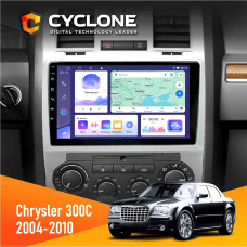 Штатная магнитола Chrysler 300C 2004-2010 Cyclone C9008 4x64, DSP