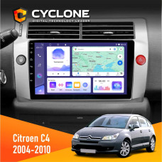 Штатная магнитола Citroen C4 2004-2010 Cyclone C9008 4x64, DSP