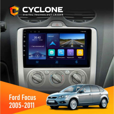 Штатная магнитола Ford Focus 2 2005-2011 Cyclone C9006 4x64, DSP, DVR