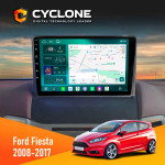 Штатная магнитола Ford Fiesta 2008-2017 Cyclone C9-013 4x64 DSP 4G