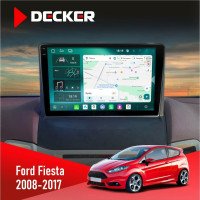 Штатная магнитола Ford Fiesta 2008-2017 Decker D9004 6x128, DSP 360, 2k