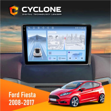Штатная магнитола Ford Fiesta 2008-2017 Cyclone C9009 4x64, DSP, 4G, 2k