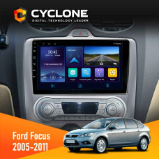 Штатная магнитола Ford Focus 2 2005-2011 Climate Cyclone C9006 4x64, DSP, DVR