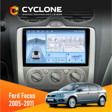 Штатная магнитола Ford Focus 2 2005-2011 Cyclone C9009 4x64, DSP, 4G, 2k