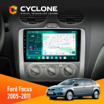 Штатная магнитола Ford Focus 2 2005-2011 Cyclone C9-013 4x64 DSP 4G