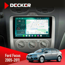 Штатная магнитола Ford Focus 2 2005-2011 Decker D9004 6x128, DSP 360, 2k
