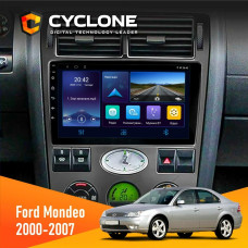 Штатная магнитола Ford Mondeo 2000-2007 Cyclone C9006 4x64, DSP, DVR