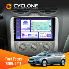 Штатная магнитола Ford Focus 2 2005-2011 Cyclone C9008 4x64, DSP