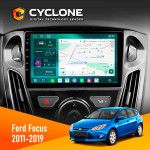 Штатная магнитола Ford Focus 2011-2019 Cyclone C9-013 4x64 DSP 4G