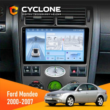 Штатная магнитола Ford Mondeo 2000-2007 Cyclone C9009 4x64, DSP, 4G, 2k