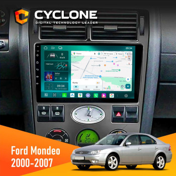 Штатна магнітола Ford Mondeo 2000-2007 Cyclone C9-013 4x64 DSP 4G
