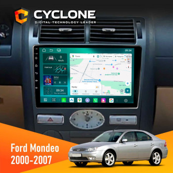 Штатная магнитола Ford Mondeo 2000-2007 Climate Cyclone C9-013 4x64 DSP 4G