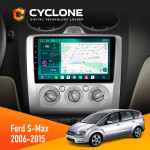 Штатная магнитола Ford S-Max 2006-2015 Cyclone C9-013 4x64 DSP 4G