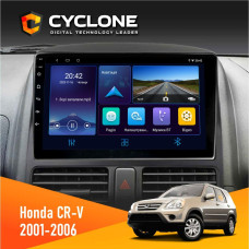  Штатна магнітола Honda CR-V 2001-2006 Cyclone C9006 4x64, DSP, DVR