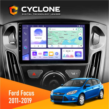 Штатная магнитола Ford Focus 2011-2019 Cyclone C9-011 4x64, DSP