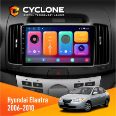  Штатна магнітола Hyundai Elantra 2006-2010 Cyclone C9CPL 2x32