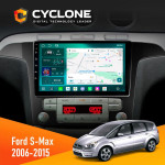 Штатная магнитола Ford S-Max 2006-2015 Climate Cyclone C9-013 4x64 DSP 4G