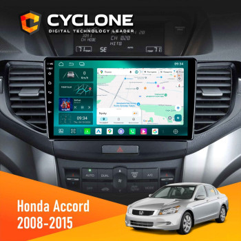 Штатная магнитола Honda Accord 8 2008-2015 Cyclone C9-013 4x64 DSP 4G
