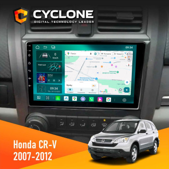 Штатная магнитола Honda CR-V 2007-2012 Cyclone C9-013 4x64 DSP 4G