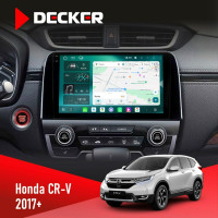 Штатная магнитола Honda CR-V 2017+ Decker D9004 6x128, DSP 360, 2k