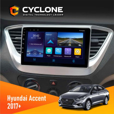  Штатна магнітола Hyundai Accent 2017+ Cyclone C9006 4x64, DSP, DVR