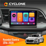 Штатна магнітола Hyundai Elantra 2016-2020 CAN Cyclone C9CPL 2x32