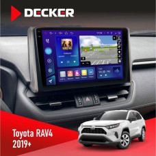  Штатна магнітола Toyota RAV4 2019+ Decker D10005 4x64, DSP, 360, 4G, 2k
