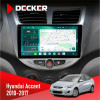 Штатная магнитола Hyundai Accent 2010-2017 Decker D9004 6x128, DSP 360, 2k