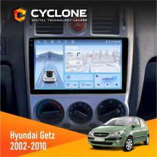  Штатна магнітола Hyundai Getz 2002-2010 Cyclone C9009 4x64, DSP, 4G, 2k