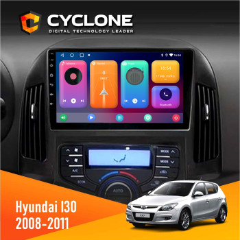  Штатна магнітола Hyundai i30 (FD) 2008-2011 Climate Cyclone C9CPL 2x32