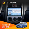 Штатная магнитола Hyundai Getz 2002-2010 Black Cyclone C9-012 4x64 DSP 4G