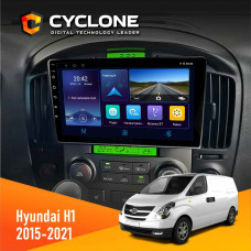  Штатна магнітола Hyundai H-1 2015-2021 Cyclone C9006 4x64, DSP, DVR