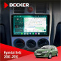 Штатная магнитола Hyundai Getz 2002-2010 Decker D9004 6x128, DSP 360, 2k