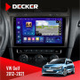 Штатна магнітола Volkswagen Golf 2012-2021 Decker D10005 4x64, DSP, 360, 4G, 2k
