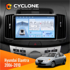 Штатная магнитола Hyundai Elantra 2006-2010 Cyclone C9009 4x64, DSP, 4G, 2k