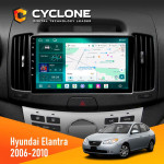 Штатна магнітола Hyundai Elantra 2006-2010 Cyclone C9-013 4x64 DSP 4G