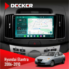 Штатная магнитола Hyundai Elantra 2006-2010 Decker D9004 6x128, DSP 360, 2k