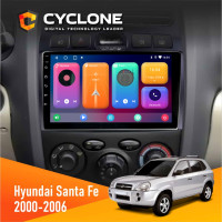 Штатная магнитола Hyundai Santa Fe 2000-2006 Cyclone C9CPL 2x32