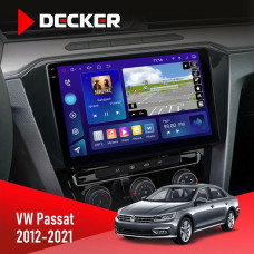  Штатна магнітола Volkswagen Passat 2012-2021 Decker D10005 4x64, DSP, 360, 4G, 2k