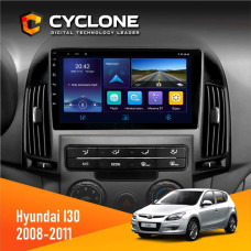  Штатна магнітола Hyundai i30 (FD) 2008-2011 Cyclone C9006 4x64, DSP, DVR