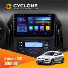  Штатна магнітола Hyundai i30 (FD) 2008-2011 Climate Cyclone C9006 4x64, DSP, DVR