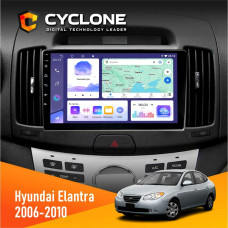 Штатная магнитола Hyundai Elantra 2006-2010 Cyclone C9008 4x64, DSP