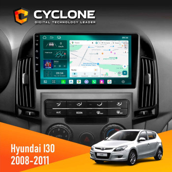 Штатная магнитола Hyundai i30 (FD) 2008-2011 Cyclone C9-013 4x64 DSP 4G