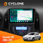 Штатная магнитола Hyundai i30 (FD) 2008-2011 Climate Cyclone C9-013 4x64 DSP 4G